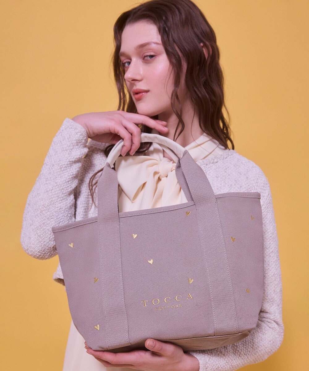 TOCCA 【大人百花コラボカラー有・WEB＆一部店舗限定】LUCKY SHOWER CANVASTOTE キャンバス トートバッグ 