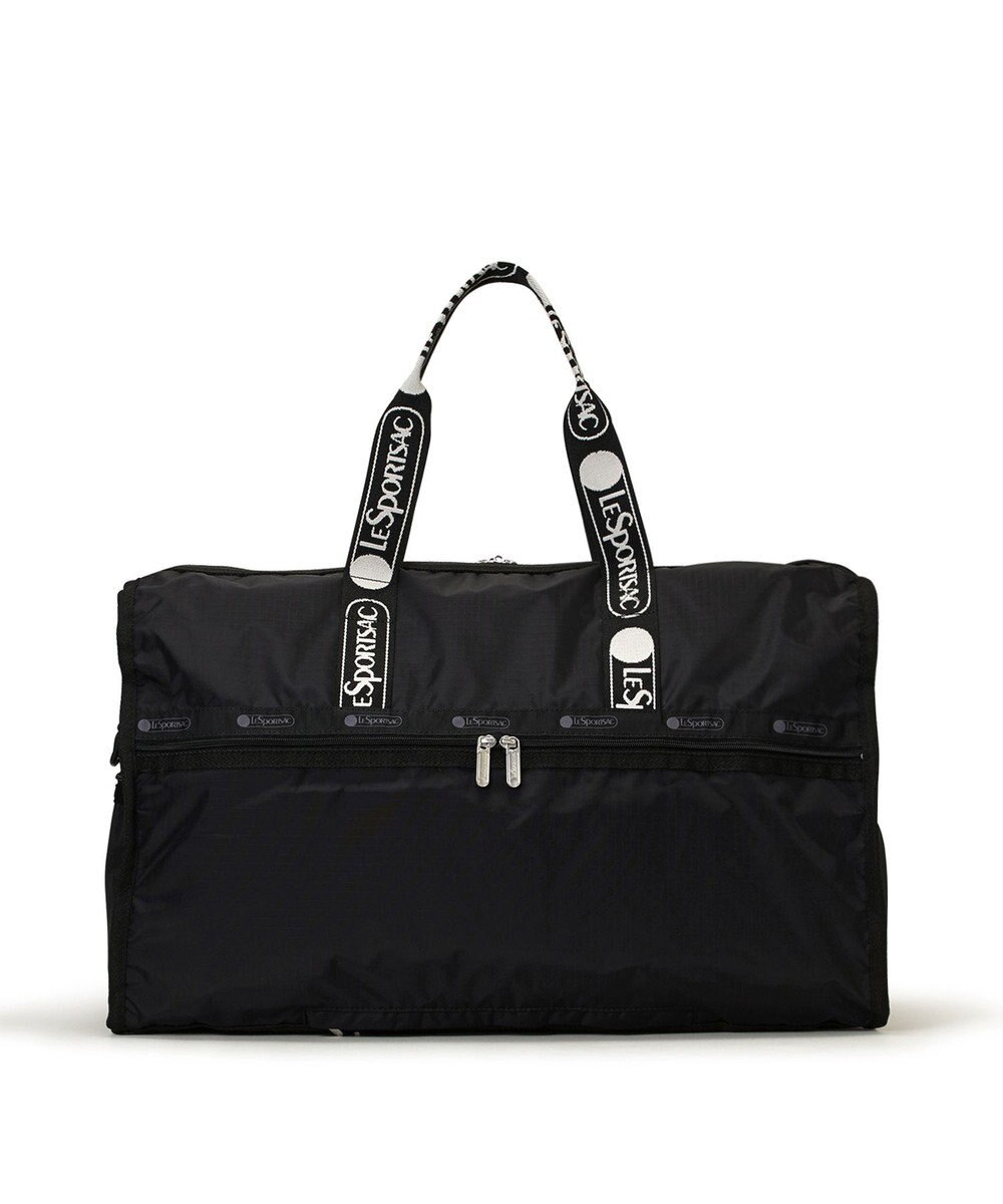 LeSportsac DELUXE LG WEEKENDER/ロゴジャカードブラック 