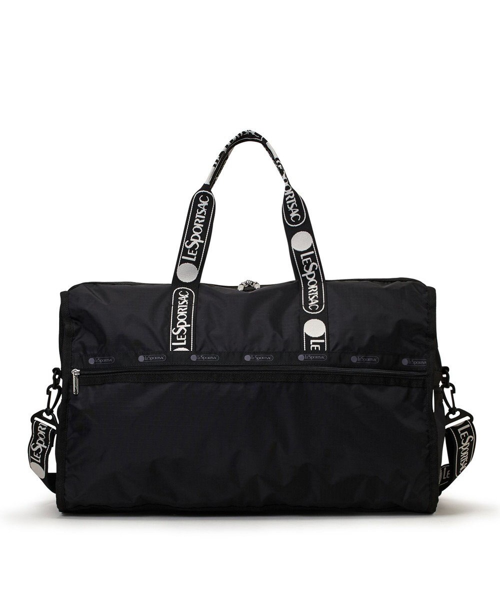LeSportsac DELUXE LG WEEKENDER/ロゴジャカードブラック 