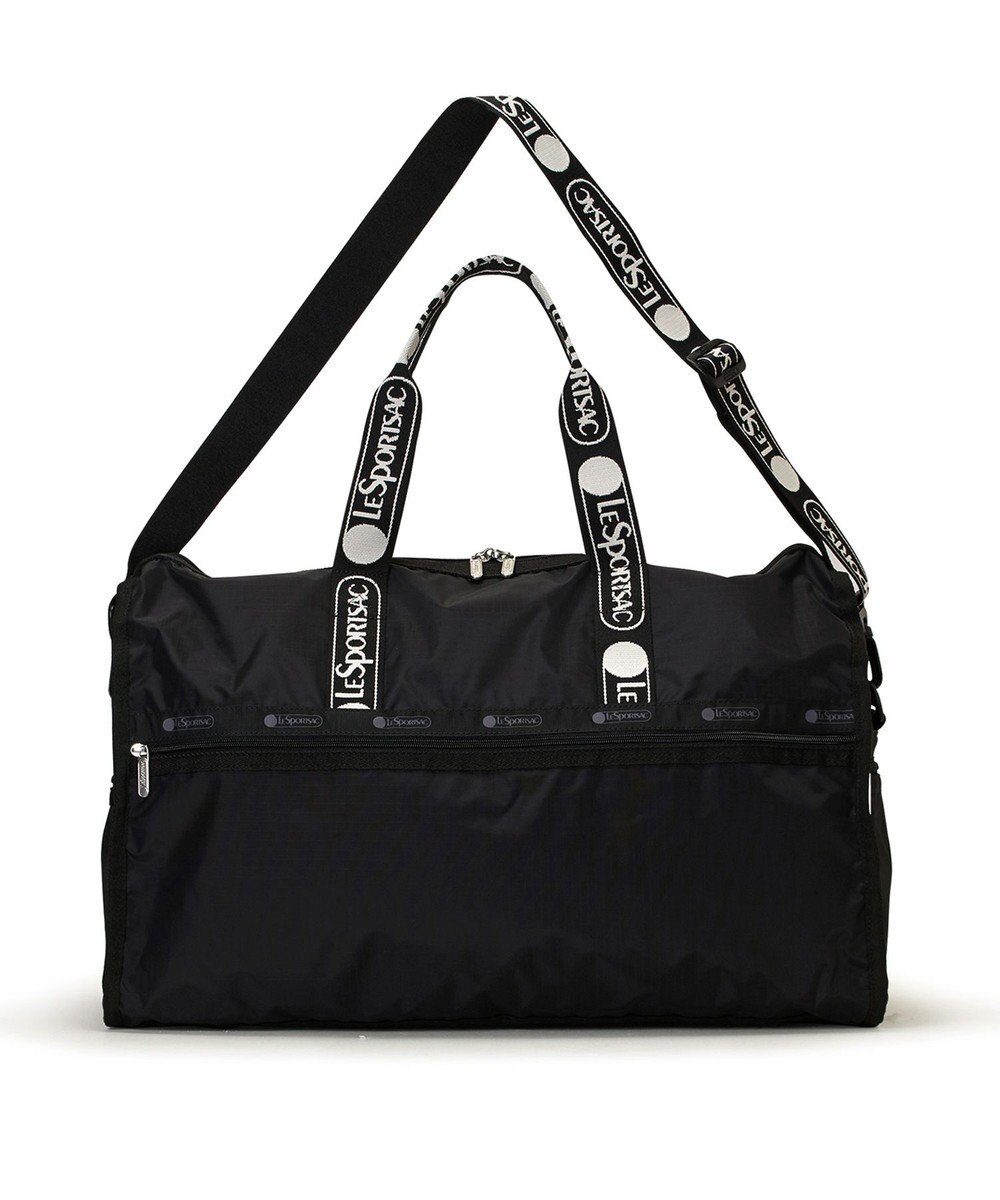 LeSportsac DELUXE LG WEEKENDER/ロゴジャカードブラック 