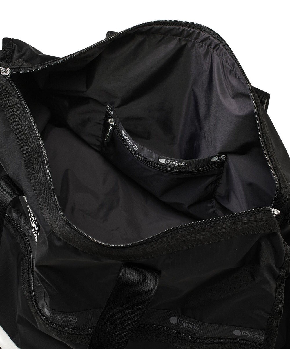 LeSportsac DELUXE LG WEEKENDER/ロゴジャカードブラック 