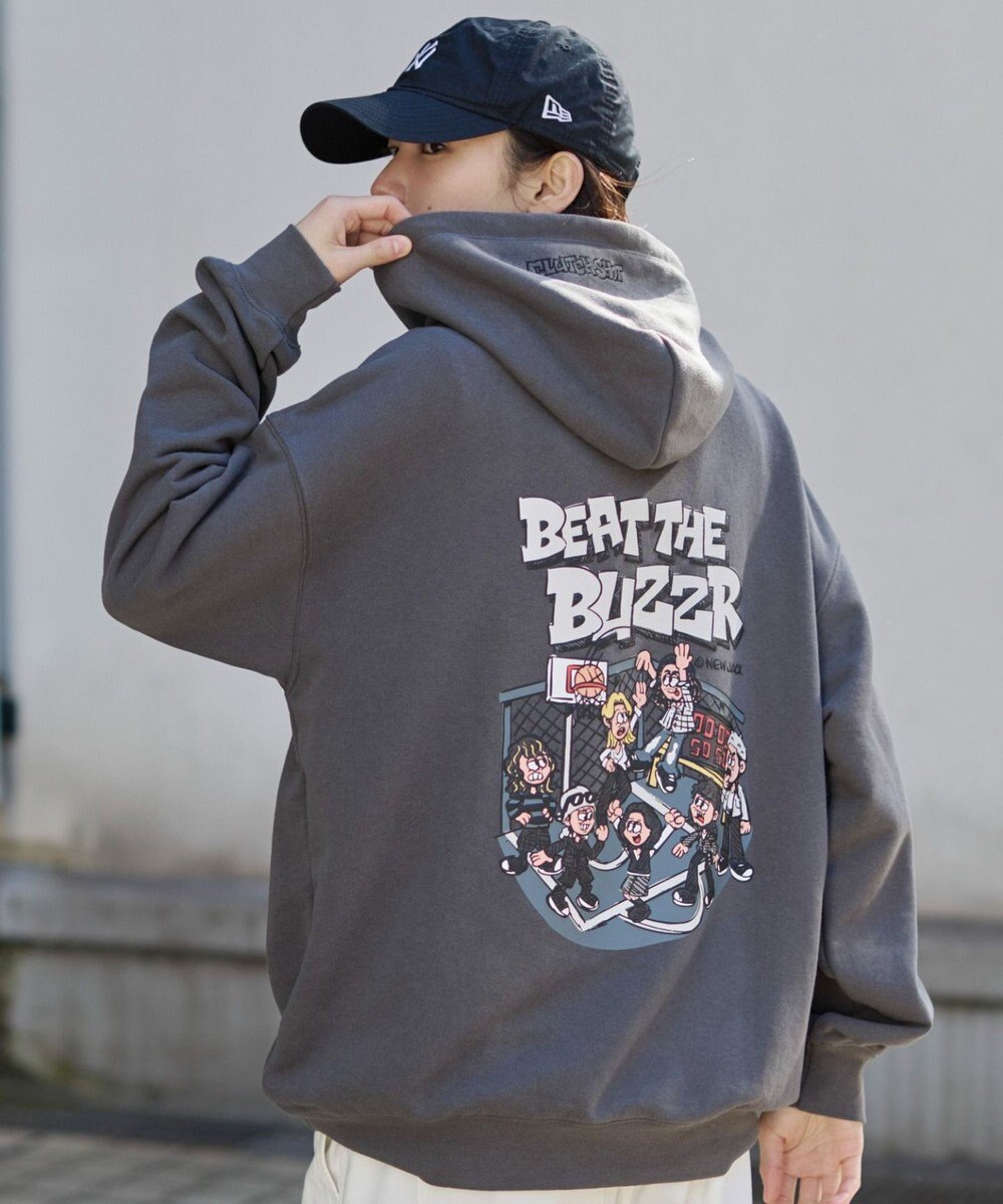 WEGO 【ユニセックス着用ITEM】別注NEWJACKグラフィックプルパーカー 