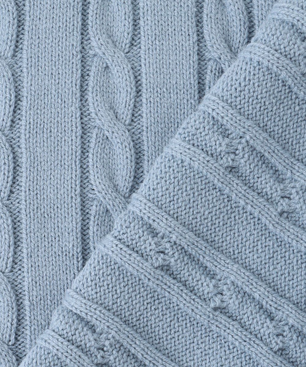 23区 【SLOW/一部店舗限定】ハイバルコットンブレンド ニット 