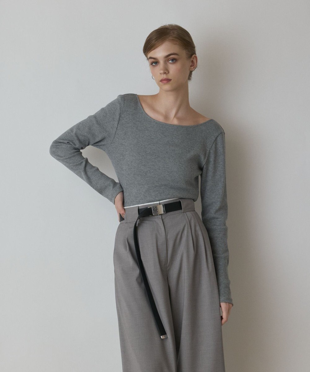 GRACE CONTINENTAL ウ－ルコットンテレコトップ 