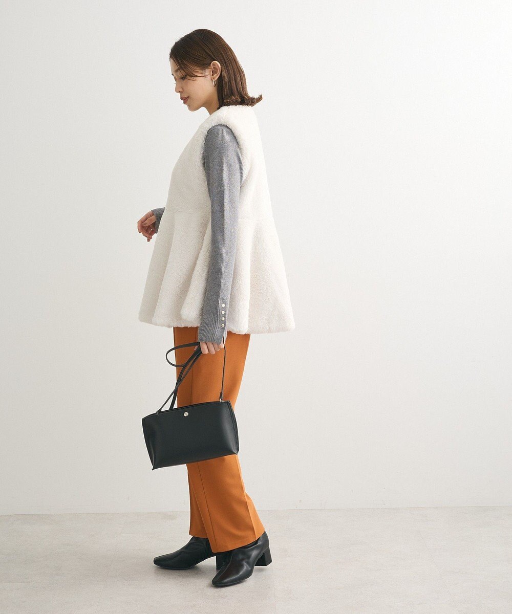 Green Parks ・ＥＬＥＮＣＡＲＥ　ＤＵＥペプラムフェイクファーベス 