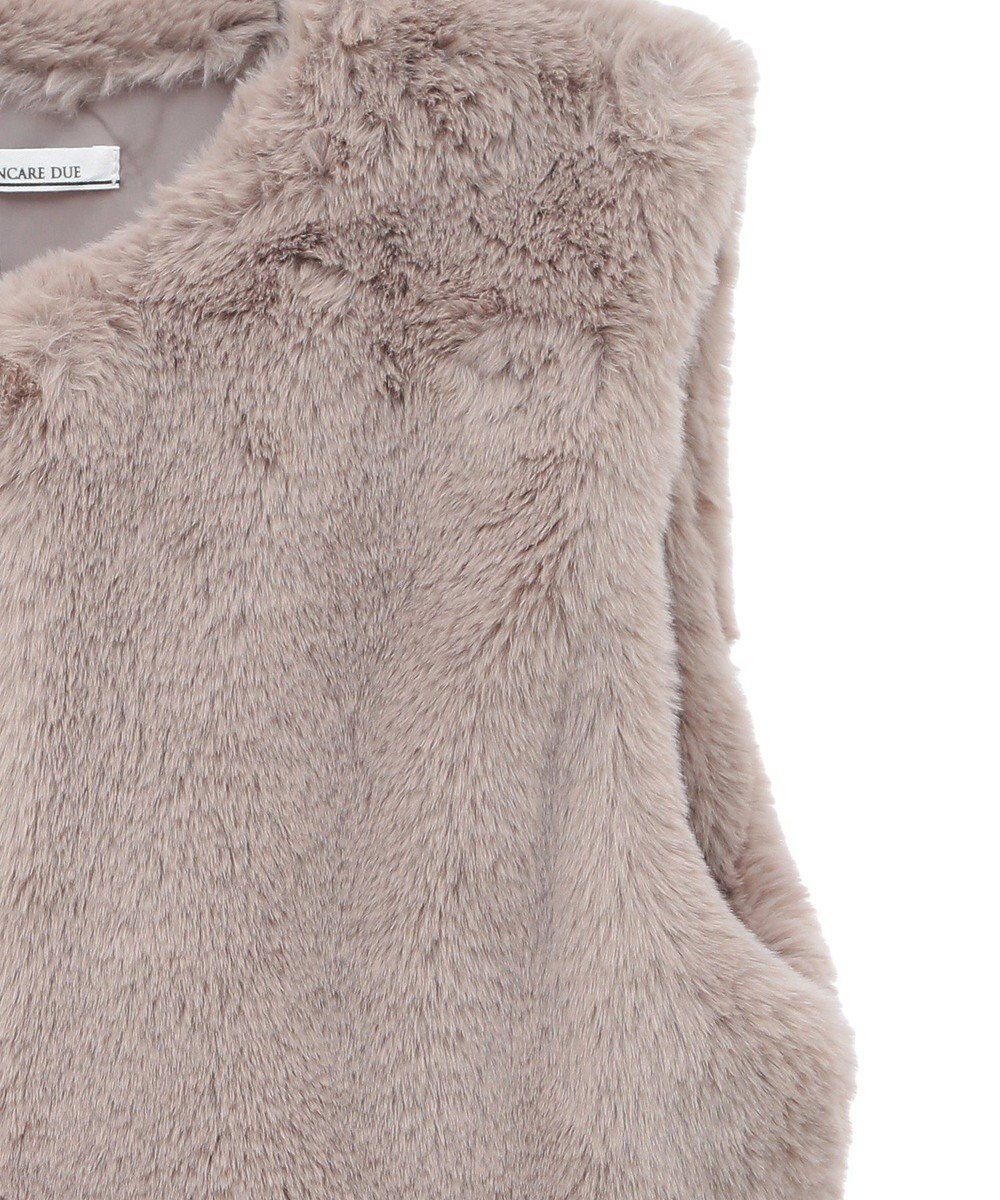 Green Parks ・ＥＬＥＮＣＡＲＥ　ＤＵＥペプラムフェイクファーベス 