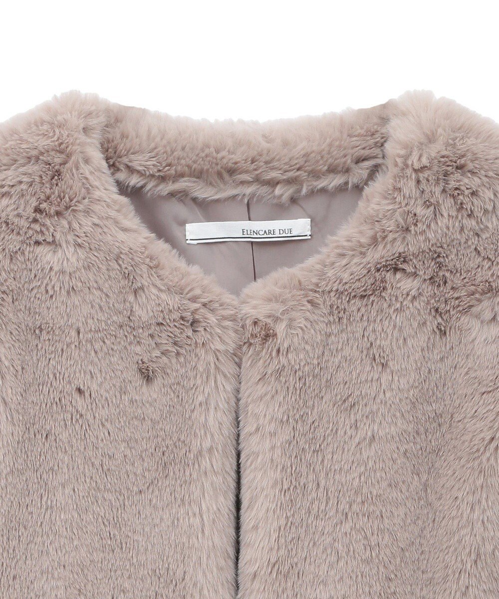 Green Parks ・ＥＬＥＮＣＡＲＥ　ＤＵＥペプラムフェイクファーベス 