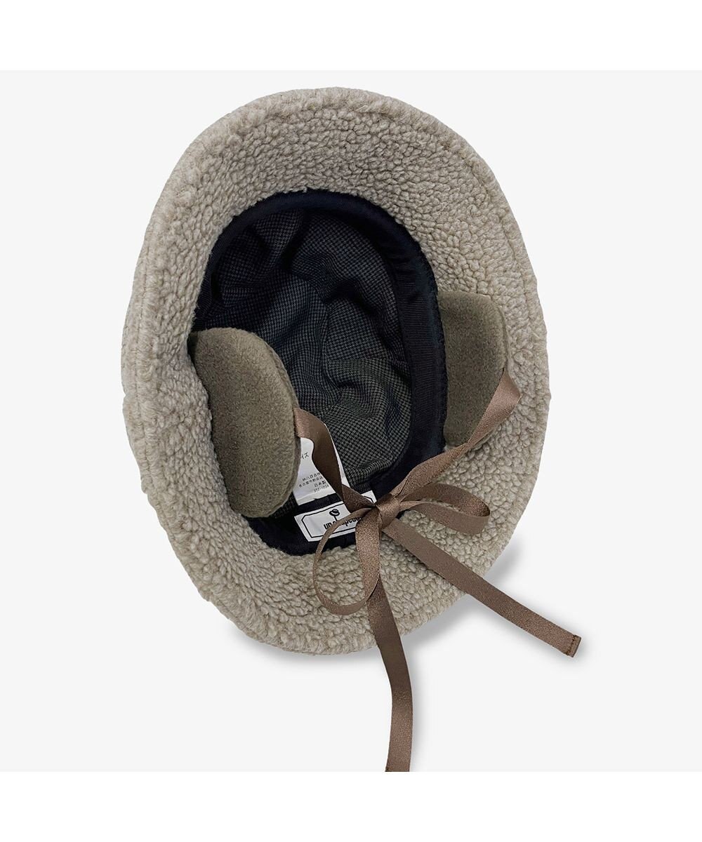 林八百吉商店 un chapeau 耳付きボアバケット 