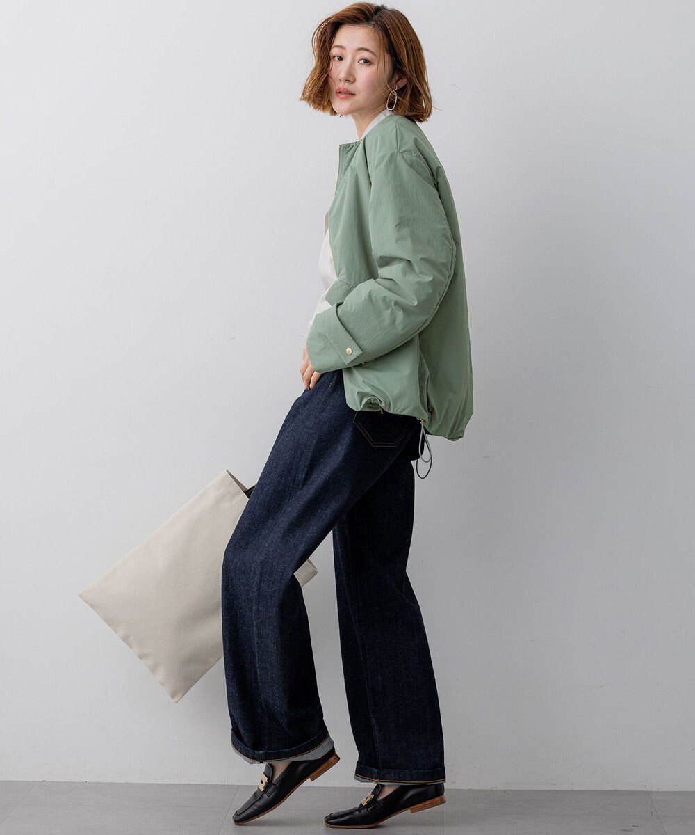 23区 【滝沢眞規子さん着用/VERY掲載/洗える】23区DENIM ストレッチ ワイドパンツ 