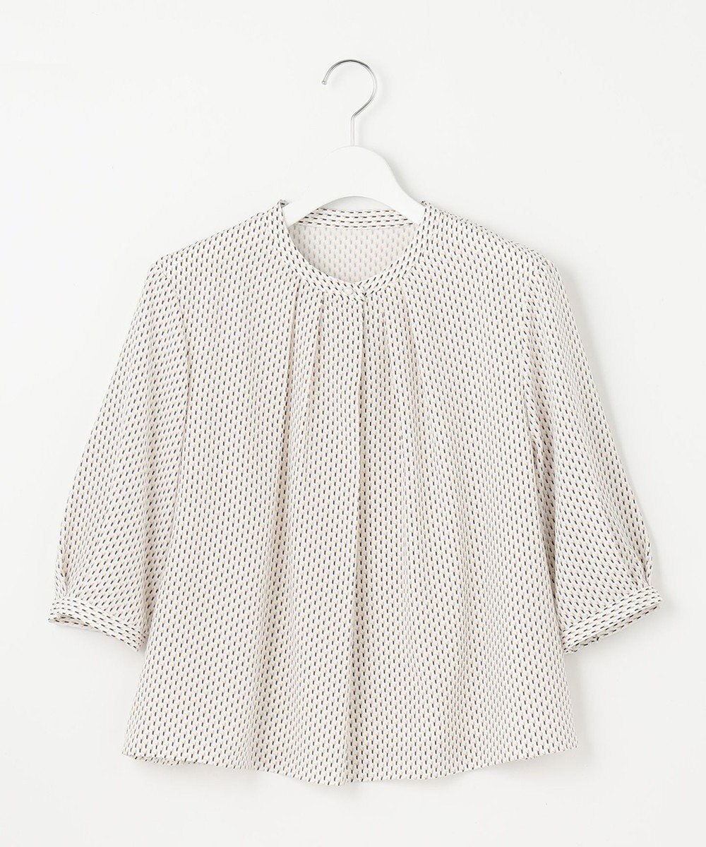 J.PRESS LADIES L 幾何プリント カットソー 