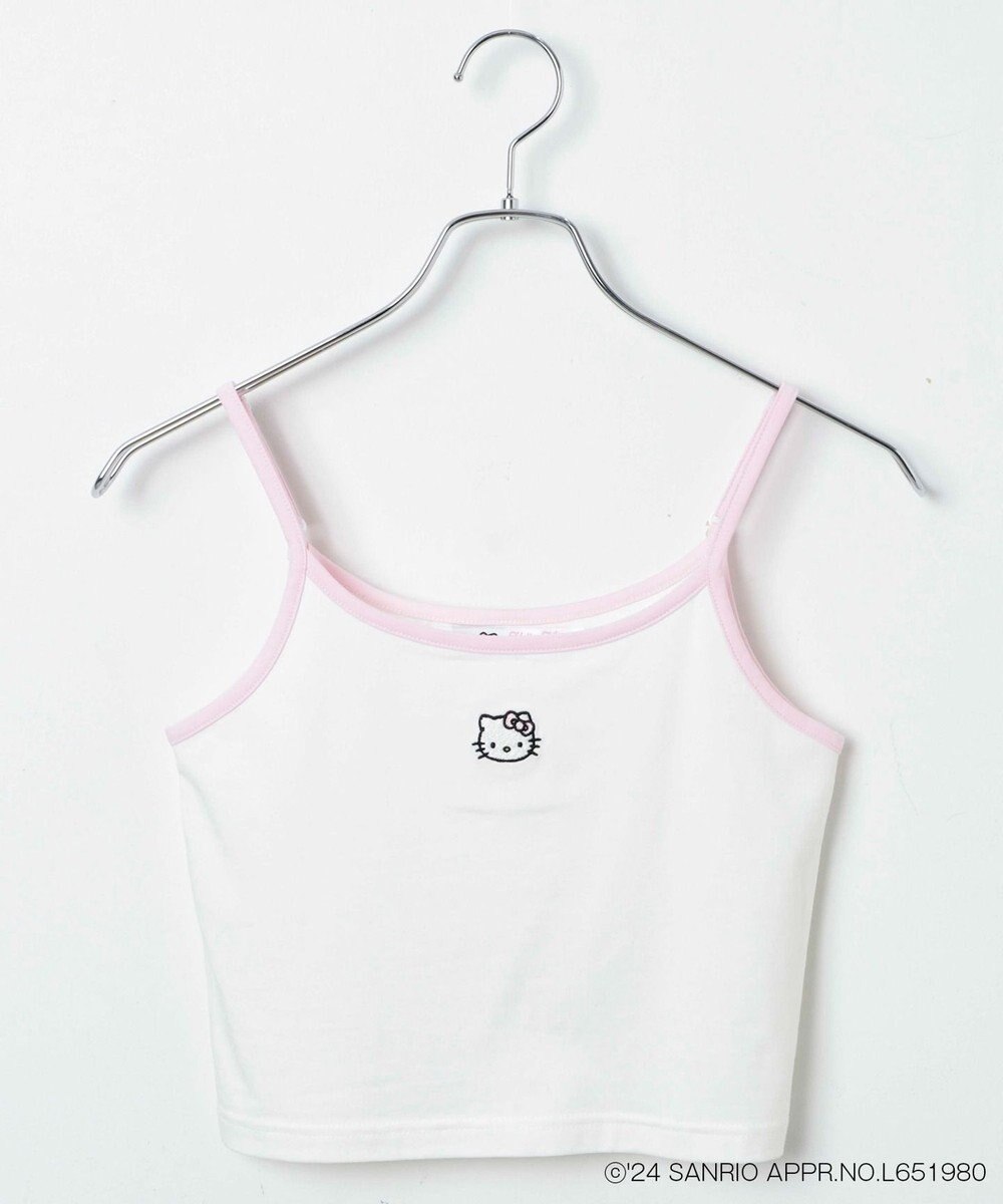 WEGO 【サンリオ】HELLOKITTYコラボ刺繍キャミ 