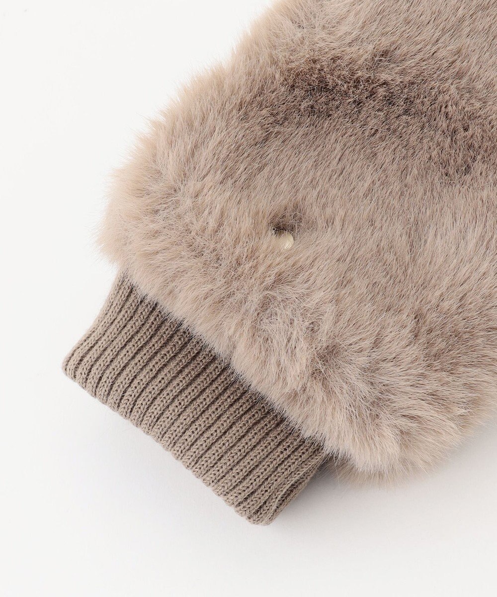 ANY カバー付きファーグローブ 