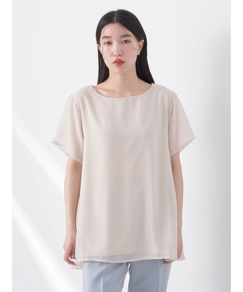 earth music&ecology シアードッキングＡラインチュニック 