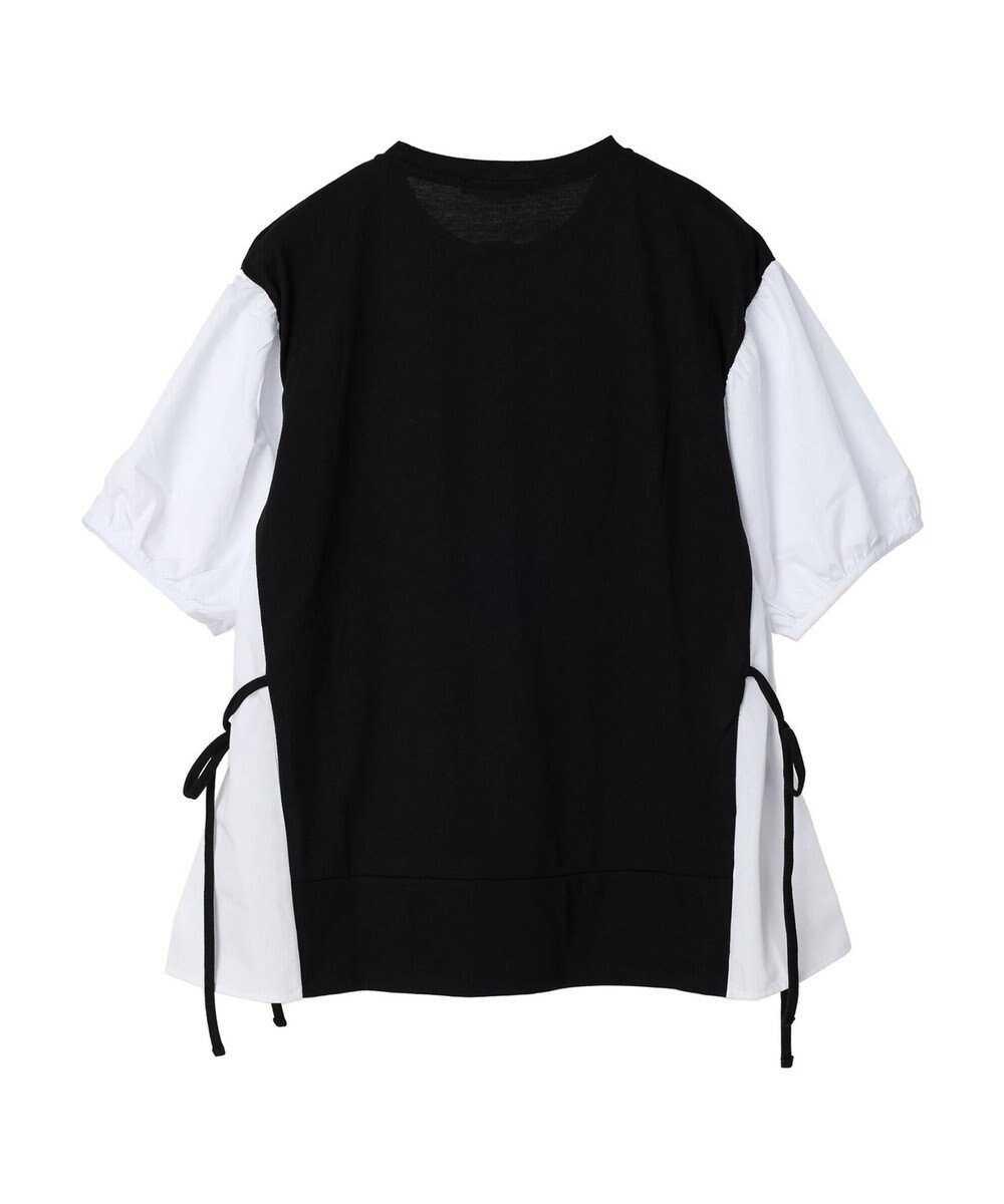 Green Parks 布帛ドッキング脇リボンプルオーバー 