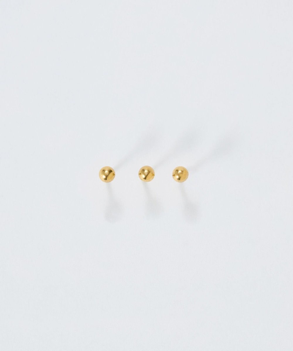 Phoebe 【金属アレルギー対応】3setメタルピアス　ゴールド/サージカルステンレス 