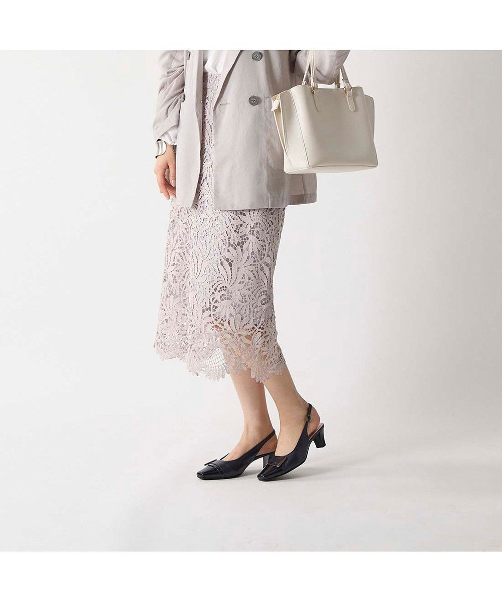 Riz raffinee <Riz raffinee>バックルモチーフバックベルトパンプス 