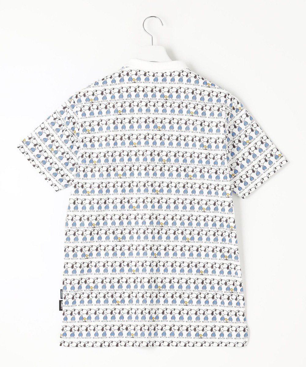 23区GOLF 【PEANUTS】【MEN】スヌーピーコラボ 総柄ポロシャツ 