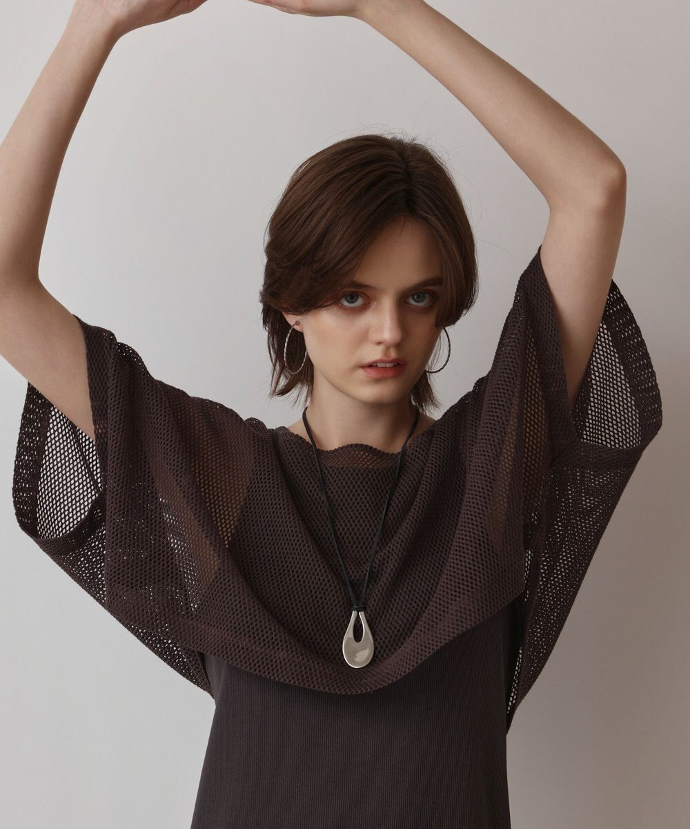 GRACE CONTINENTAL メッシュレイヤードワンピース 