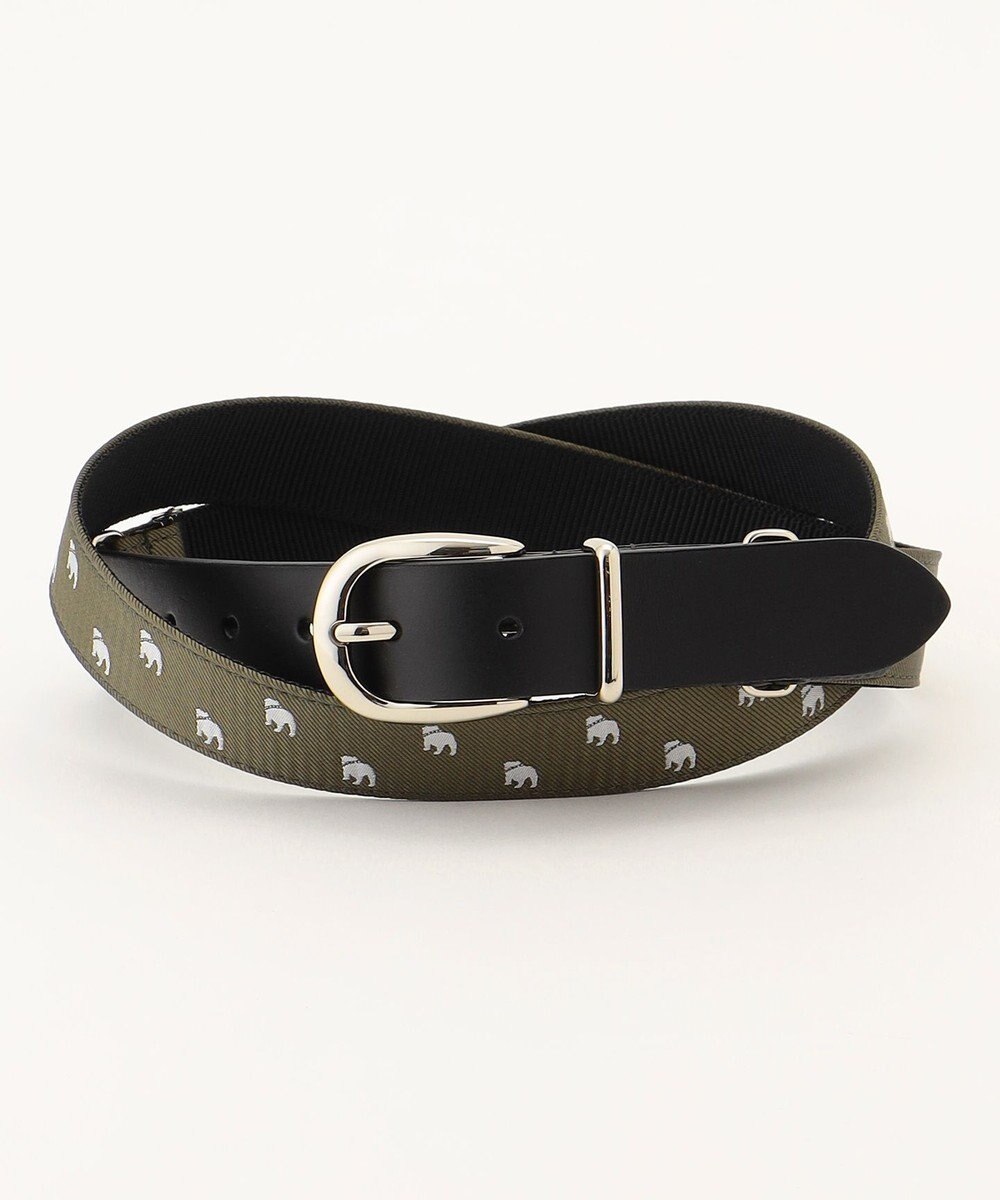 J.PRESS MEN バックブル エンブロイダリーベルト 