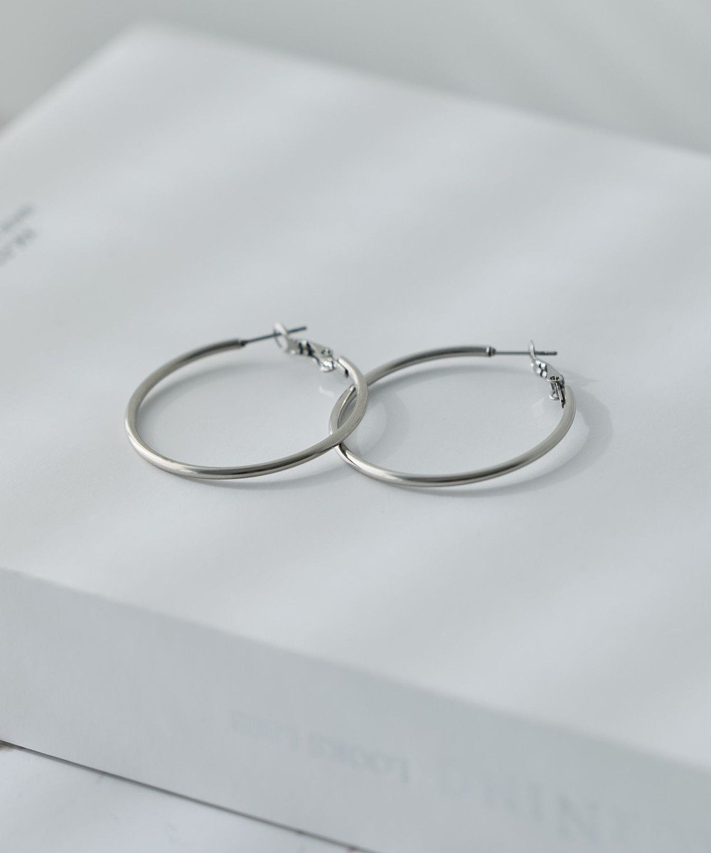 YECCA VECCA ステンレスフープピアス 