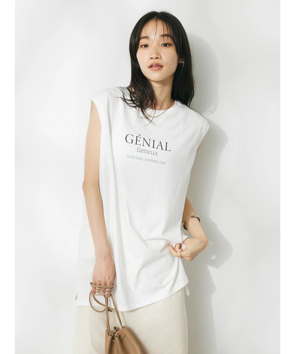 CRAFT STANDARD BOUTIQUE ＧＥＮＩＡＬ　プリントタンクトップ 