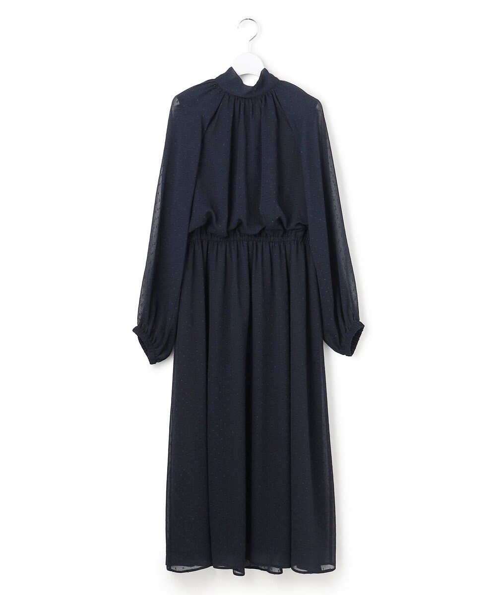 23区 【APPLAUDIR】ドットクレープシフォン ドレス 