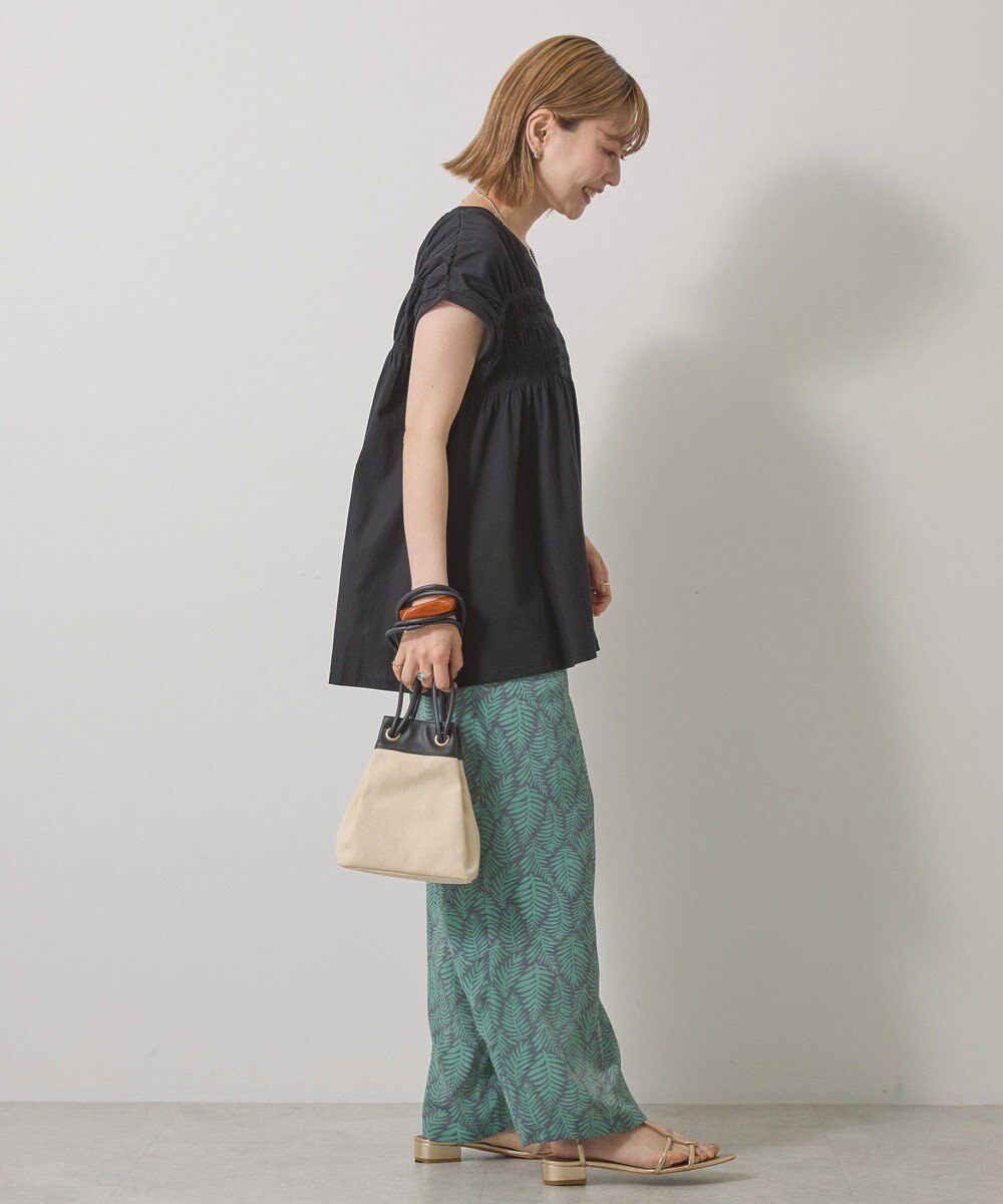 AMERICAN HOLIC シャーリング半袖フレアプルオーバー 