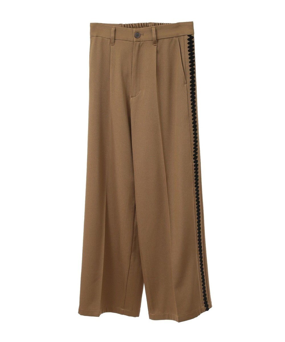 Green Parks ・ＥＬＥＮＣＡＲＥ　ＤＵＥ　サイド刺繍ラインパンツ 