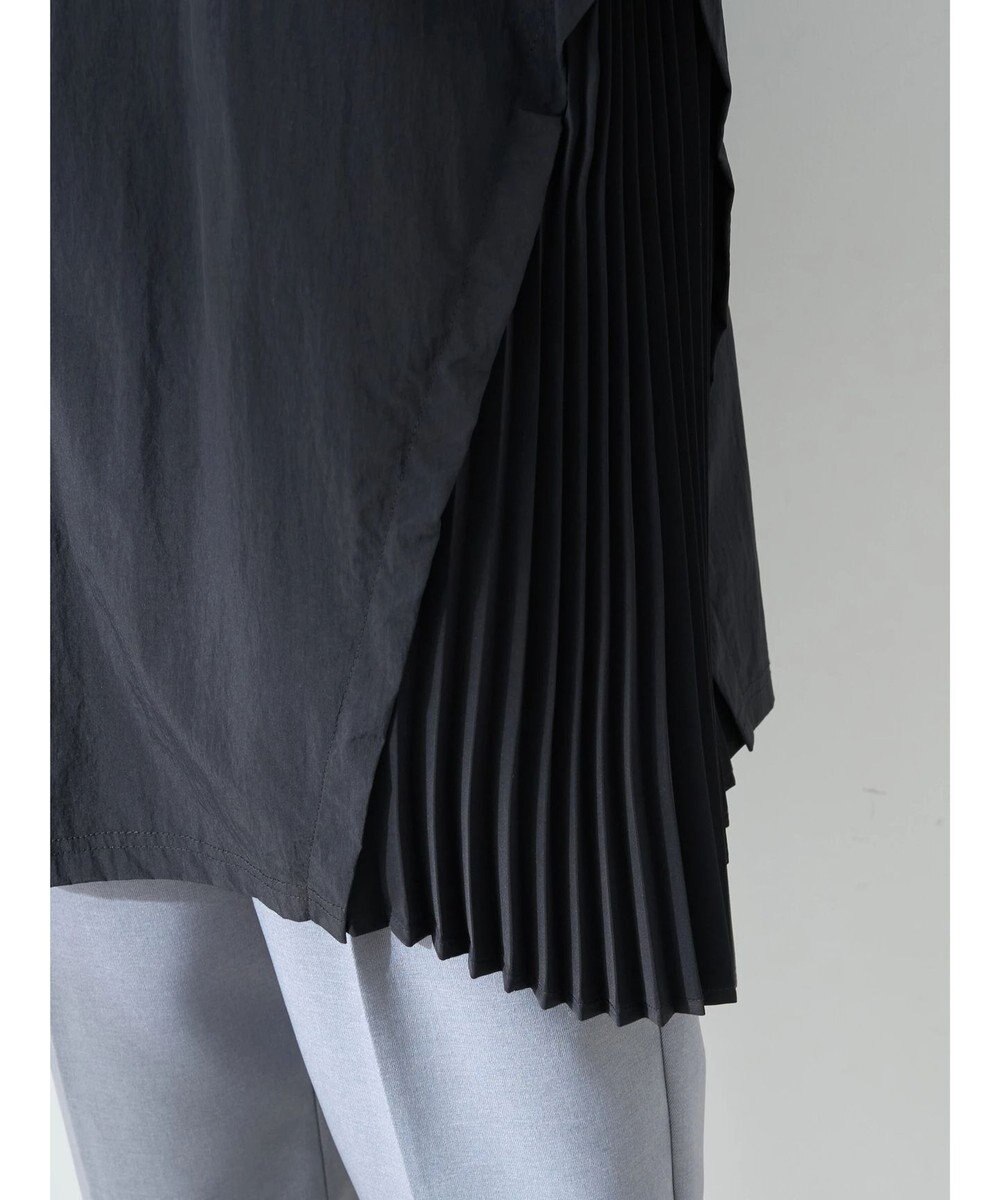 earth music&ecology プリーツドッキングチュニック 