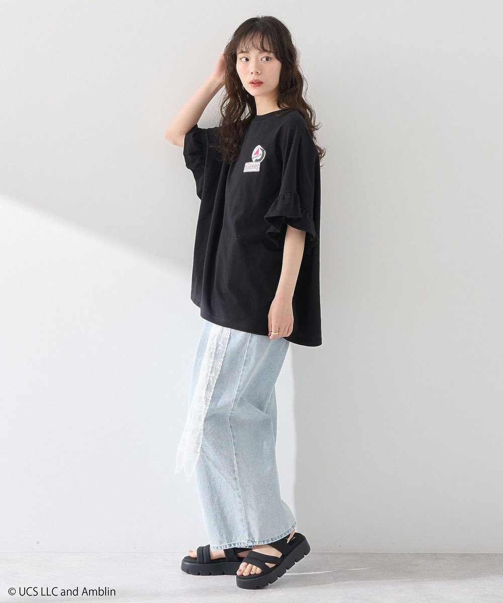 earth music&ecology Ｂａｃｋ　ｔｏ　ｔｈｅ　Ｆｕｔｕｒｅ／ｅｍａｅ　フリルＴ 