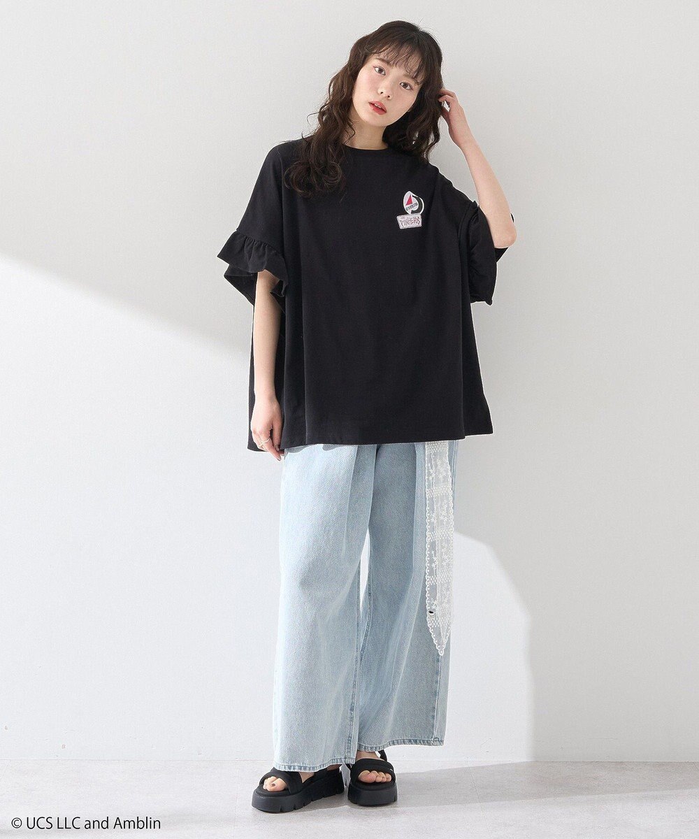 earth music&ecology Ｂａｃｋ　ｔｏ　ｔｈｅ　Ｆｕｔｕｒｅ／ｅｍａｅ　フリルＴ 