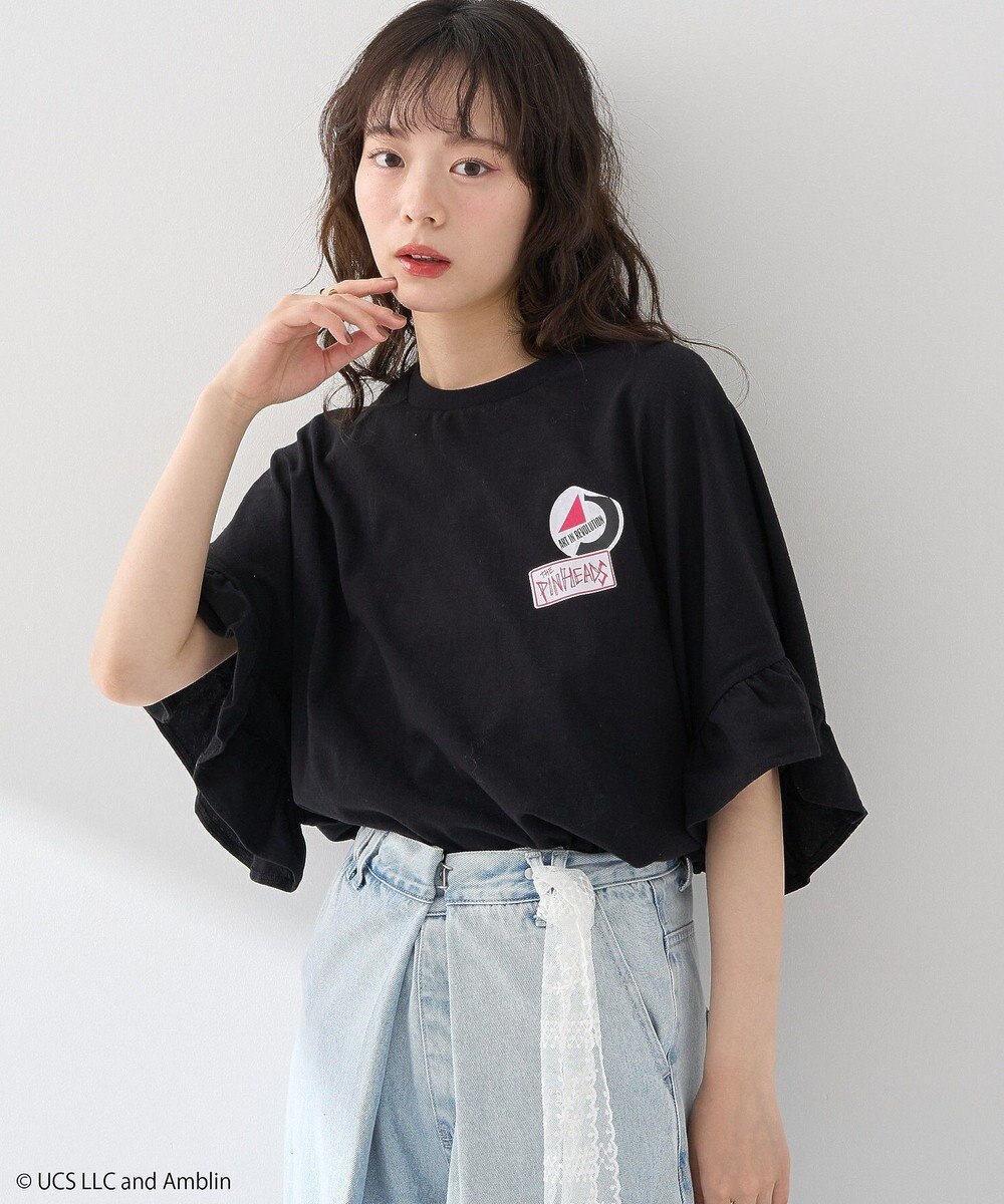 earth music&ecology Ｂａｃｋ　ｔｏ　ｔｈｅ　Ｆｕｔｕｒｅ／ｅｍａｅ　フリルＴ 