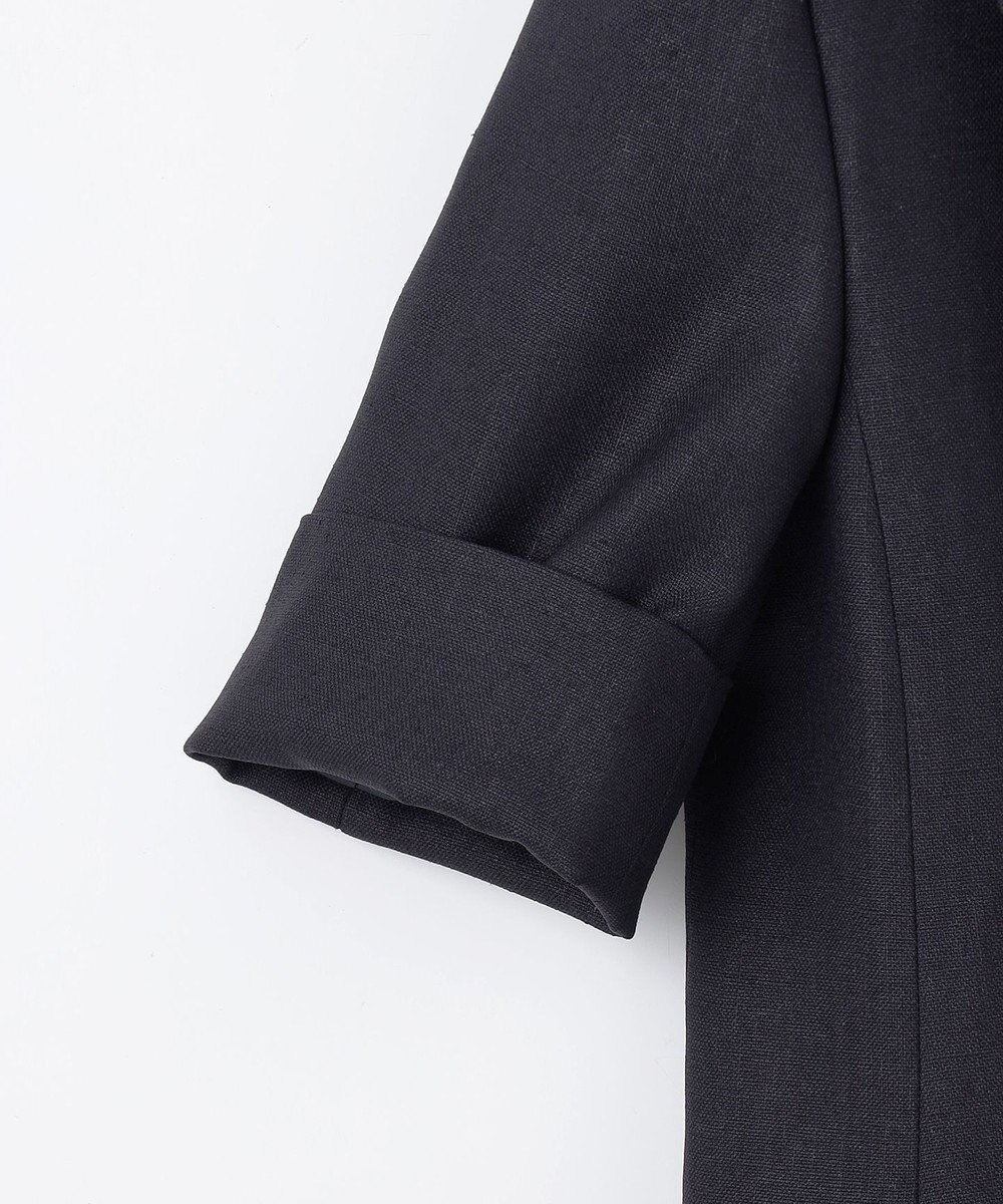 GRACE CONTINENTAL リネンタッチハーフスリーブジャケット 