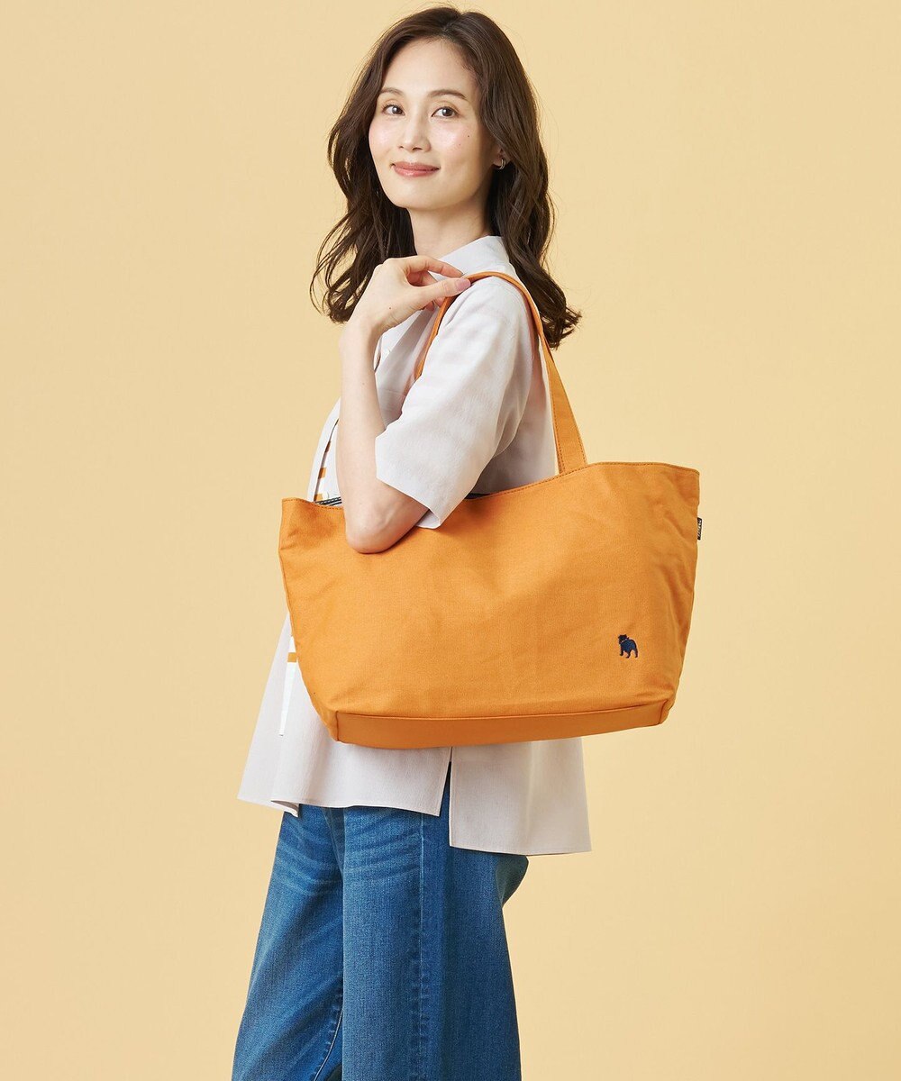 J.PRESS LADIES 【完全受注生産】ポーチ付き キャンバス トートバッグ 
