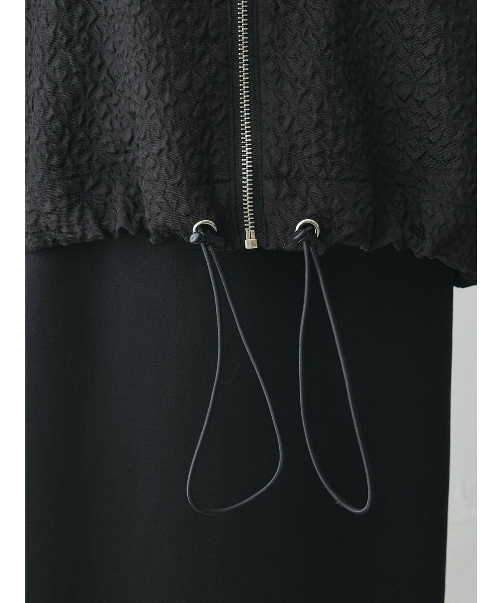 Green Parks AnriettMusee フロントジップジャガードブルゾン 