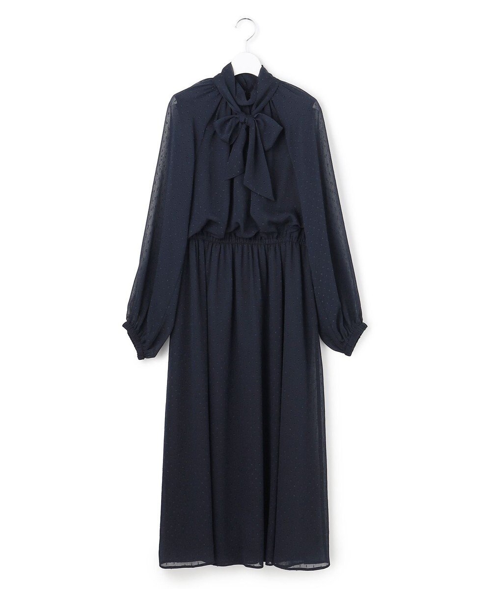 23区 【APPLAUDIR】ドットクレープシフォン ドレス 