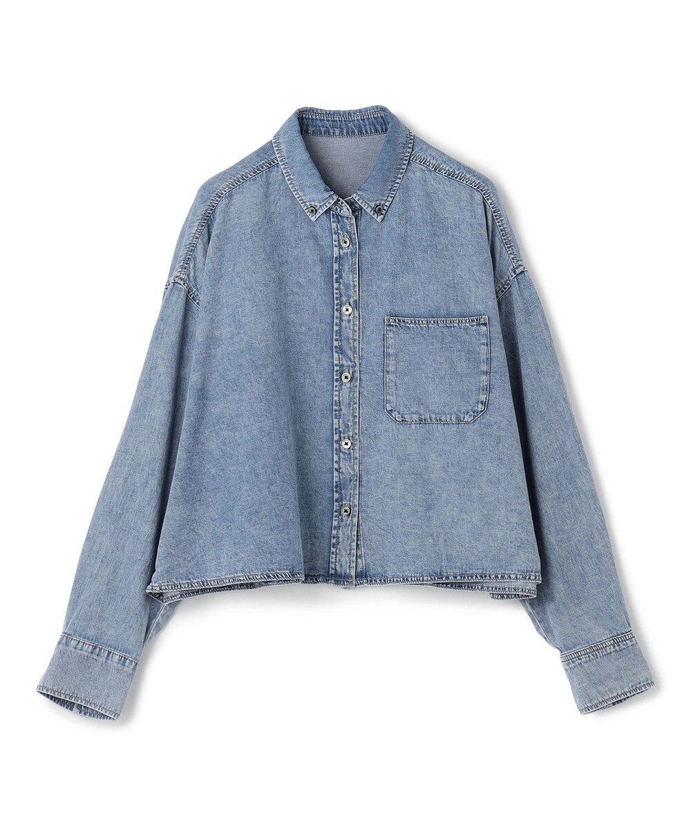 UNFILO 【UNFILO DENIM LIGHT】 クロップドシャツ 