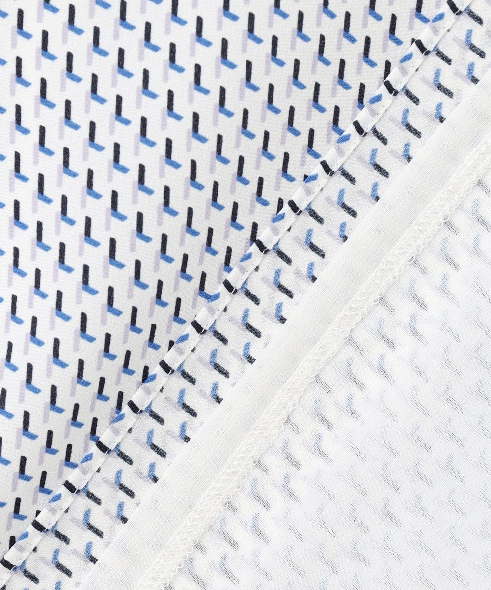 J.PRESS LADIES L 幾何プリント カットソー 