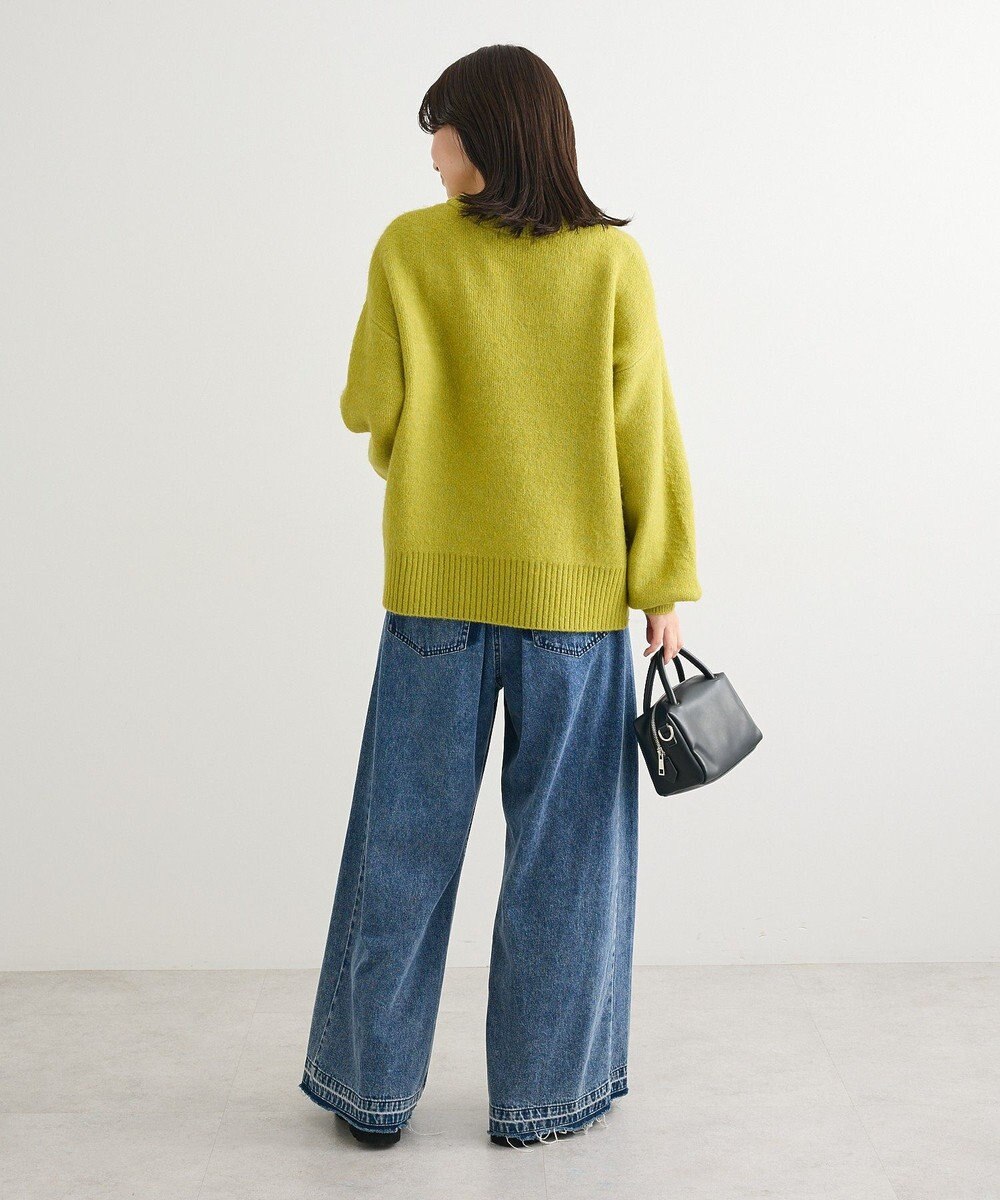 Green Parks ｆｕｗａっと袖パフニットプルオーバー 