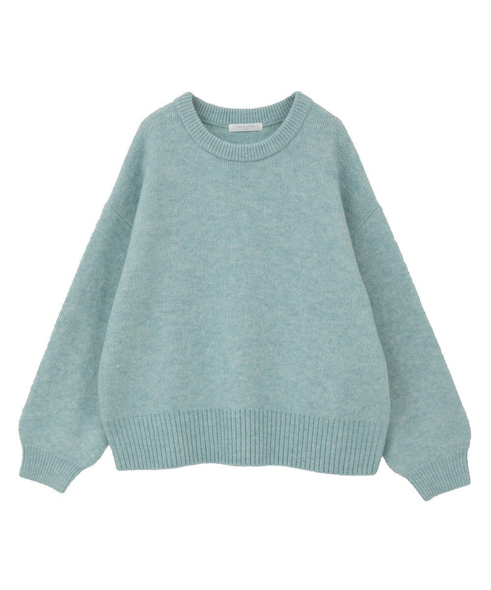 Green Parks ｆｕｗａっと袖パフニットプルオーバー 