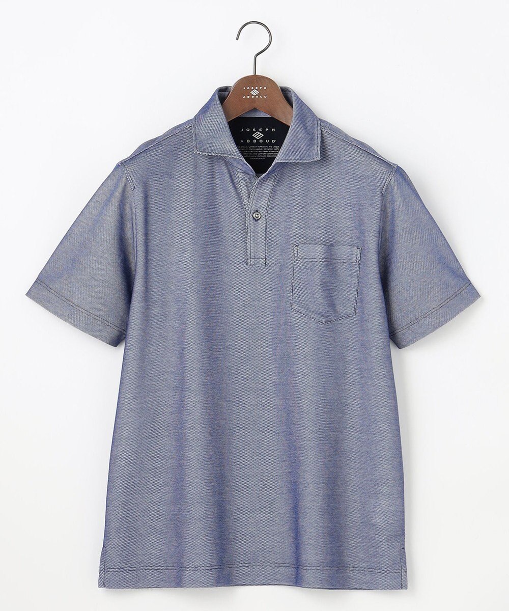 JOSEPH ABBOUD 【日本素材・オーガニックコットン使用】オーガニックコットンクールビズ ポロ 