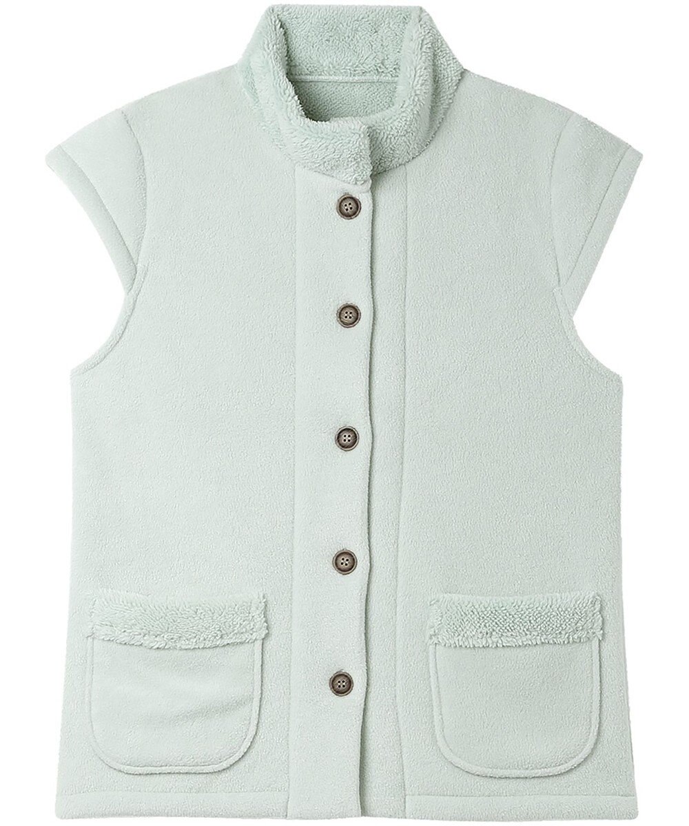 Wing ベスト フリース素材 あったか 冬 3分袖 レディース EX2071 ウイング／ワコール 