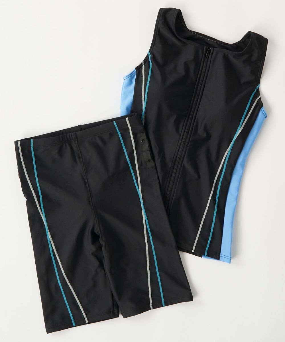 OP／FILA タンキニフルジップフィットネス水着 