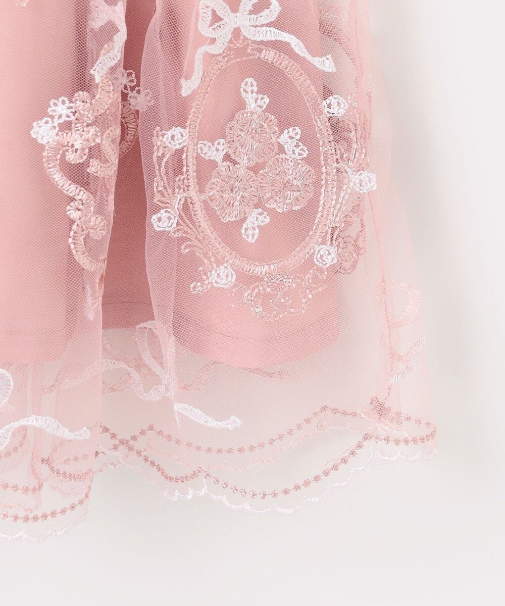 ANY KIDS バレエ刺繍チュールワンピース 