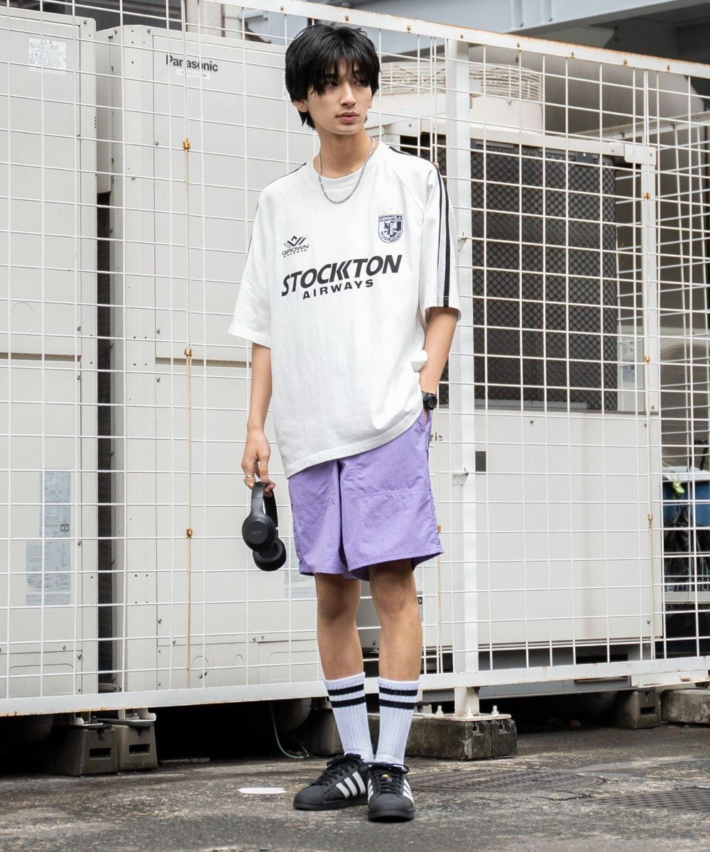 WEGO 【速乾/ウエストゴム/SMLサイズ】ナイロンイージーショーツ 