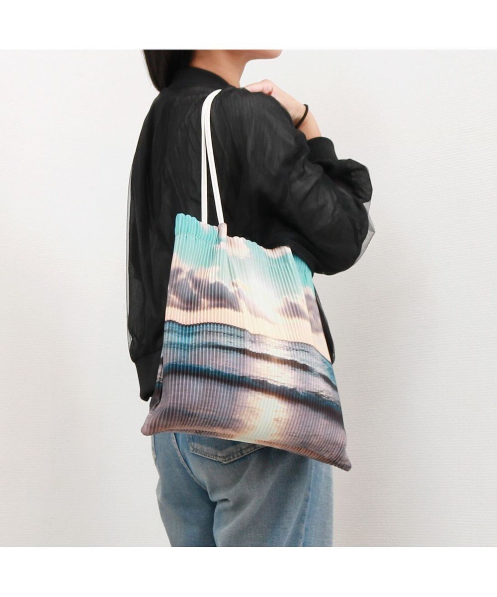 UNBILLION カシュカシュ cachecache / インクジェットプリーツトート 