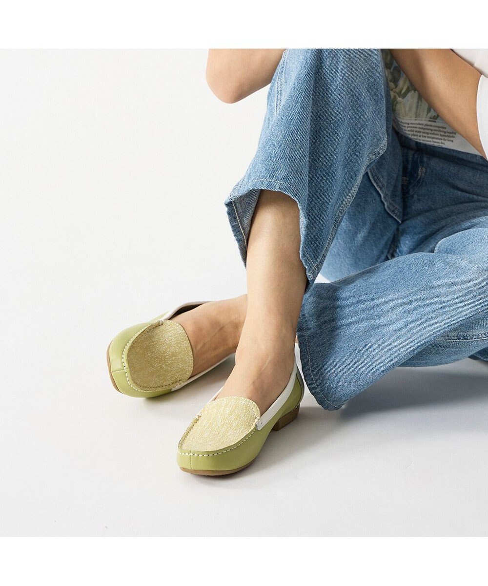 ing 【３E】【サスティナブル】モカシューズ 