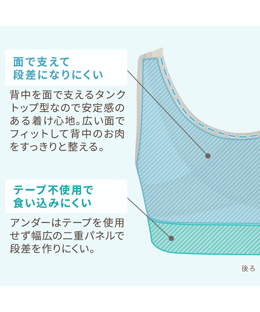 BRADELIS New York 【Yukine inc. 】ゆきねえモアソフト快適フルカップブラ23 接触冷感 吸汗速乾で快適に補正するノンワイヤーブラ 