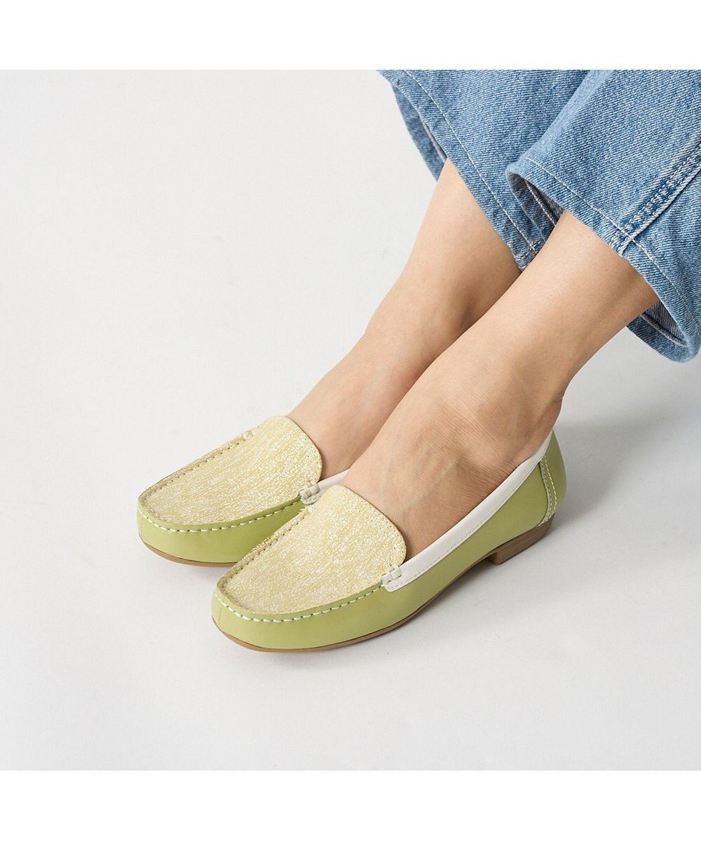 ing 【３E】【サスティナブル】モカシューズ 