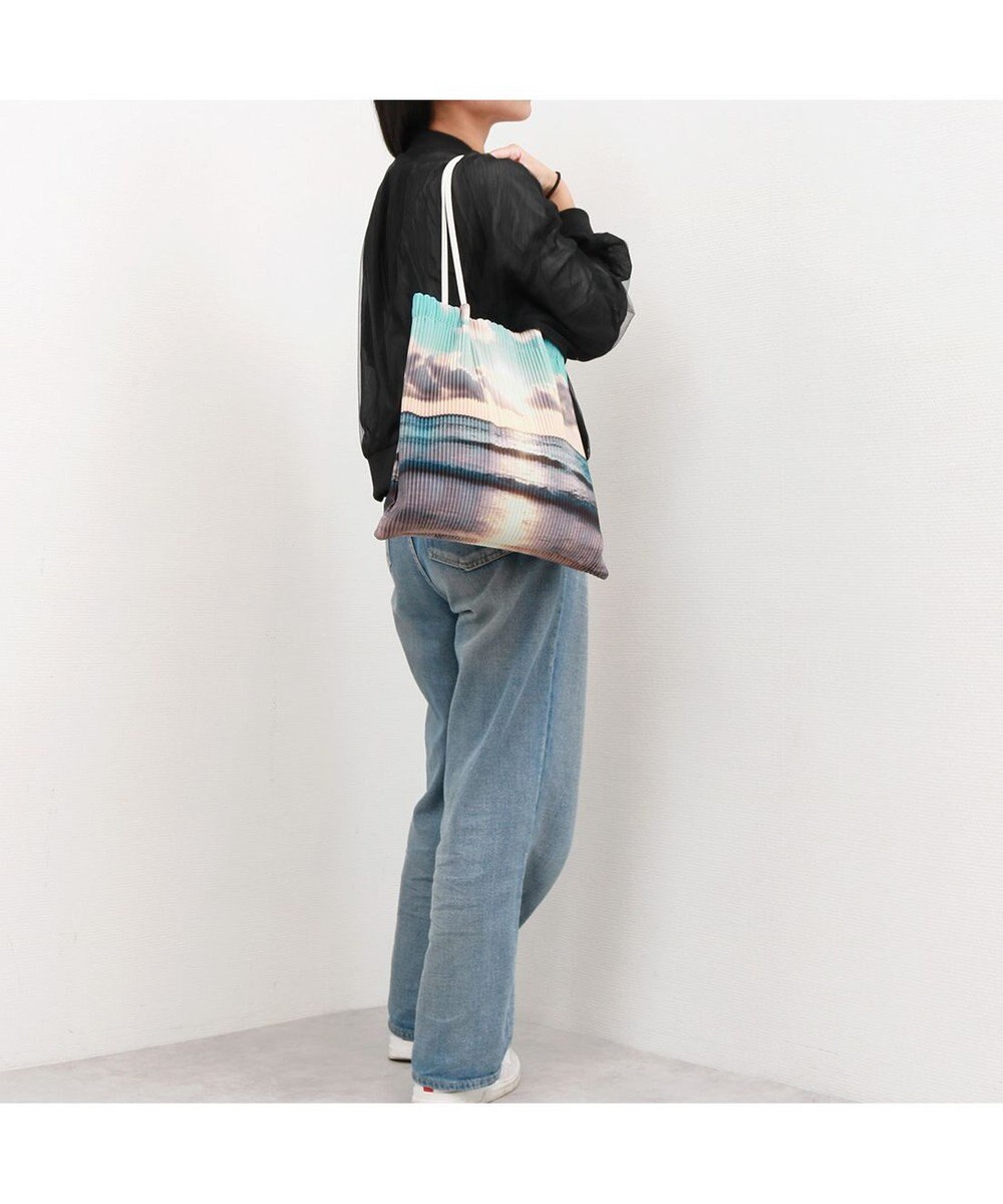 UNBILLION カシュカシュ cachecache / インクジェットプリーツトート 